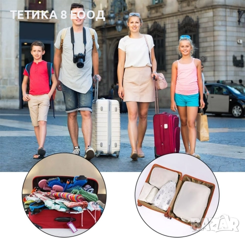 Комплект органайзери за куфар, 10 части , снимка 9 - Органайзери - 52411286