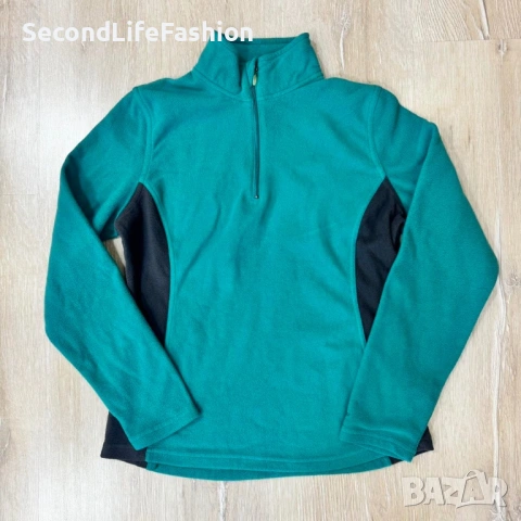 Дамска поларена блуза с цип и яка Champion Размер S