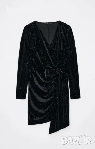 Черна рокля , снимка 4 - Рокли - 48082407