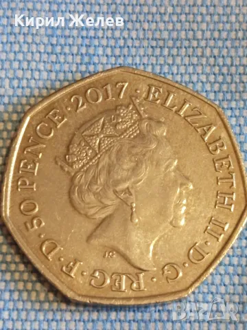 Монета 50 пенса 2017г. Англия BENJAMIN BUNNY рядка за КОЛЕКЦИЯ 49554