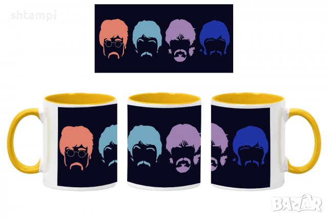 Чаша Beatles 05Керамична Чаша, Кафе Чай, Игра,Изненада,Подарък,Повод,Празник,Рожден Ден, снимка 7 - Чаши - 38508317