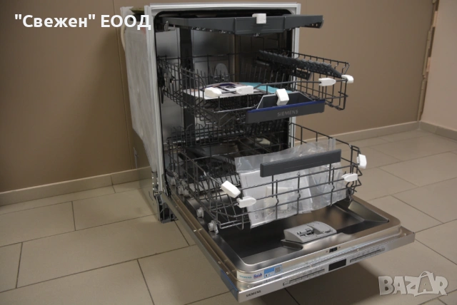 Съдомиялна SIEMENS SX63EX22CE автоматично отваряне, infoLight, снимка 7 - Съдомиялни - 53332741