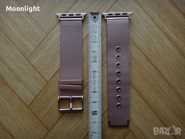 Нова Каишка за часовник Apple iWatch тип Milanese Loop - 40mm Rose Gold, снимка 12 - Каишки за часовници - 53035816
