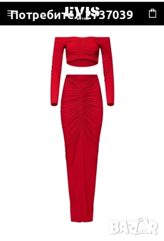 EVIS дамски сет пола и топ 