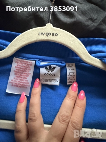 Оригинален суичър Adidas 158см. , снимка 4 - Детски анцузи и суичери - 55780216