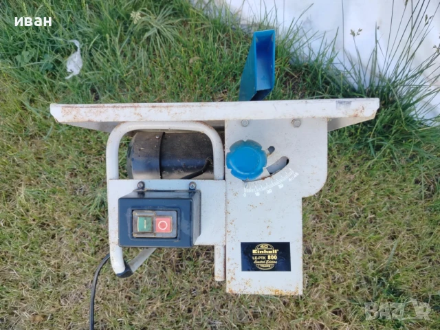 Настолен циркуляр EINHELL LE-PTK 800 Germany, снимка 3 - Циркуляри - 50670580