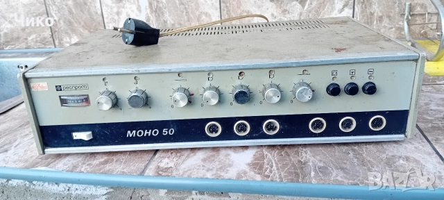 Стар усилвател "Респром" 50 моно, снимка 2 - Антикварни и старинни предмети - 52848266
