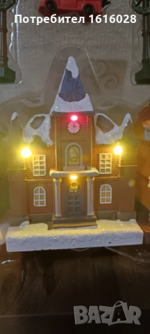 Нови LED светещи селца.с 3 светещи къщички, общо от 14 фигури., снимка 11 - Декорация за дома - 52346259