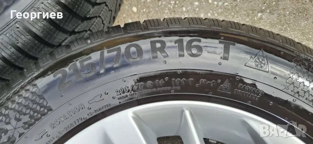 Оригинални джанти от Hyundai 16-цола с нови зимни гуми, снимка 4 - Гуми и джанти - 56075976