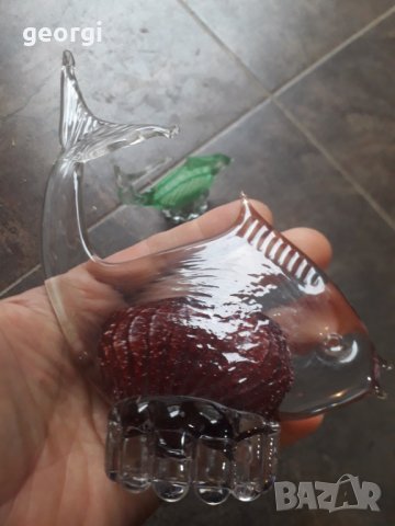 Joska двуцветен кристал фигура на риба   21/1, снимка 7 - Декорация за дома - 34400129