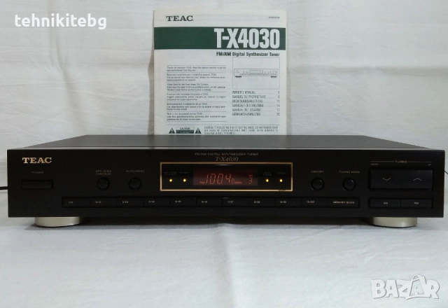 ⭐⭐⭐ TEAC T-X4030 ⭐⭐⭐ Висок клас тунер , 20 станции памет