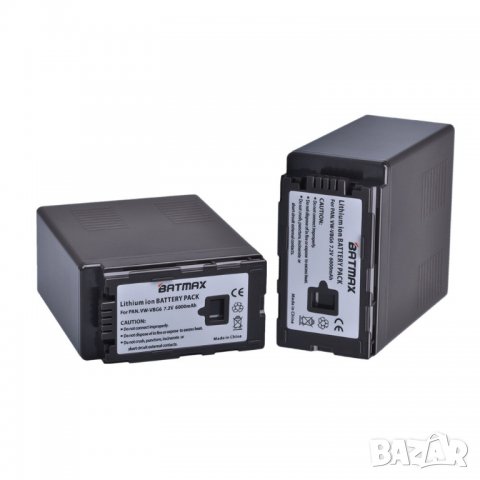 Батерия за Panasonic VW-VBG6, VWVBG6,VW VBG6, AG-AC130, AG-AC160, HDC, HMC, HMR, HSC, HS, DX, AG , снимка 2 - Батерии, зарядни - 30456013