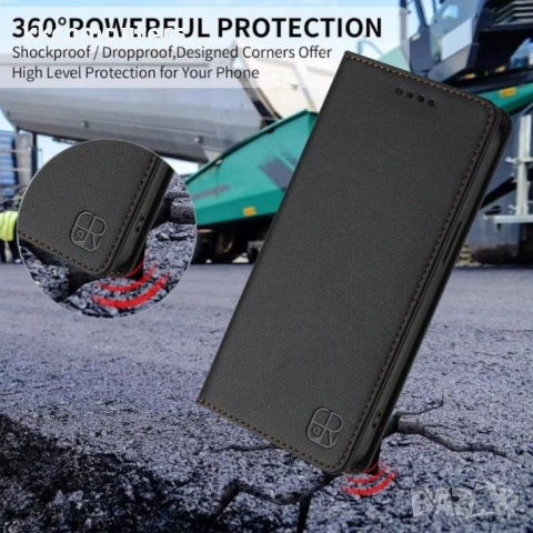 ZTE Blade V70 Vita / V70 Design Magnetic Wallet/ RFID Калъф и Протектор, снимка 12 - Калъфи, кейсове - 53034017