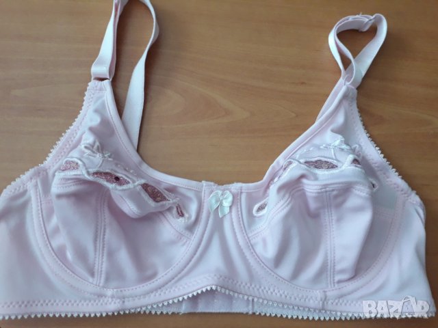 Сутиен розов мека чашка с банел, снимка 4 - Бельо - 30164814