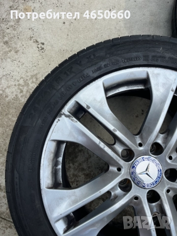 17 цолови алуминиеви джанти за Мерцедес Е класа, снимка 6 - Гуми и джанти - 52537327