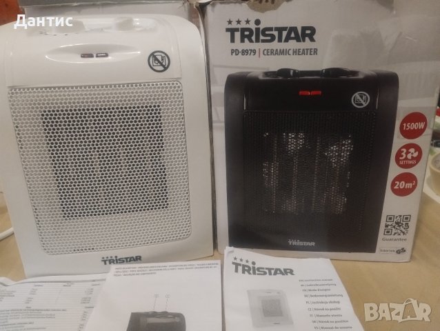 Вентилатор Керамичен нагревател Farelka 1500W TRISTAR PD-8979 Черен

, снимка 1 - Отоплителни печки - 44349980