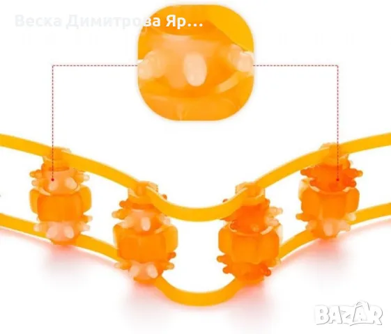 Ръчно масажно въже – 100 см, за мускулна релаксация, снимка 8 - Други - 49169646