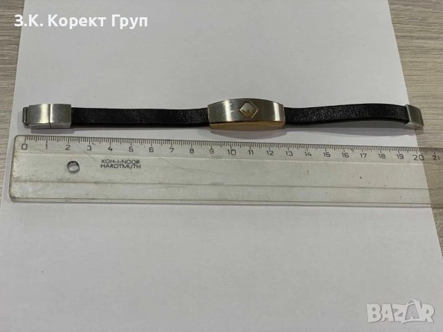 Продавам Кожена Гривна Emporio Armani, снимка 9 - Гривни - 40841529