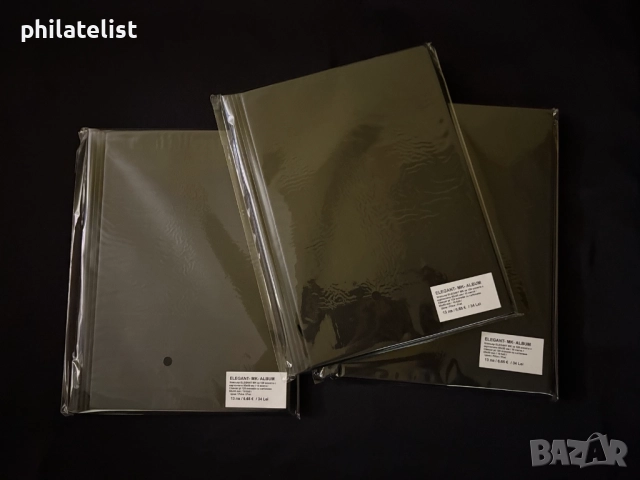 Класьор ELEGANT за 120 монети в картончета с 10 листа , черен, снимка 3 - Нумизматика и бонистика - 48494504