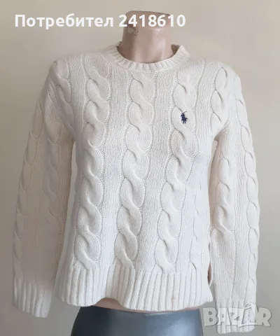 POLO Ralph Lauren Cable Wool / Cashmere Knit Womens Size XXS  НОВО!ОРИГИНАЛ! Дамски Пуловер 