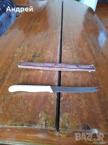 Стар кухненски нож Solingen,Rostfrei, снимка 3 - Други ценни предмети - 48995675