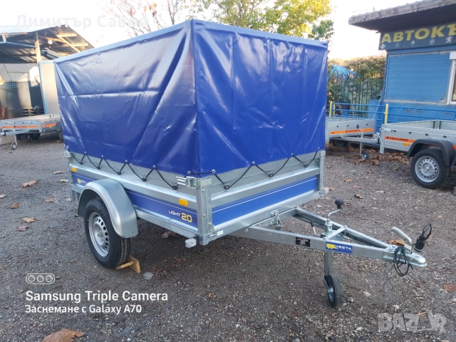 Туристическо, самосвално ремарке VESTA LIGHT 20 с брезент и шпригли Н120, снимка 8 - Ремаркета - 51965341
