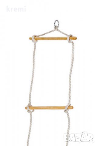 НОВО! Въжена стълба за катерене 5 стъпала люлка стълба, снимка 4 - Други - 30145605