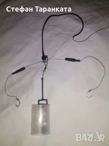 652 готов монтаж за риболов на шаранови риби с 20 грамова хранилка, снимка 1