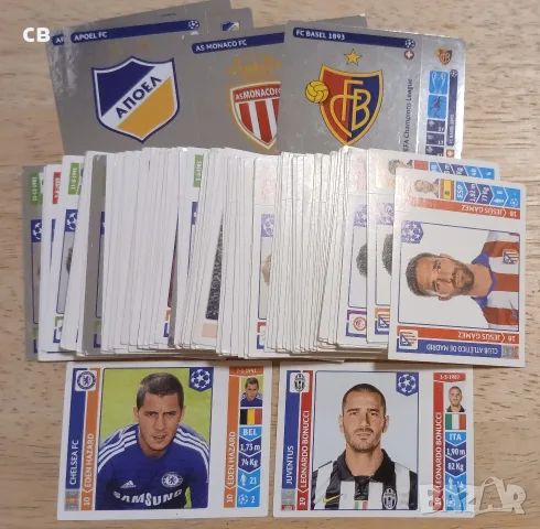 лот 97 стикера Шампионска лига 14/15 Panini Панини