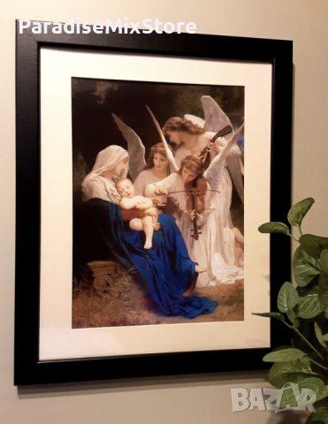 3D Картина "Песен на ангелите" 40 x40, снимка 1 - Картини - 44373329