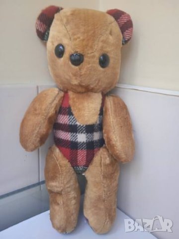 Стара колекционерска играчка мече от 70-те години, снимка 4 - Колекции - 42277968