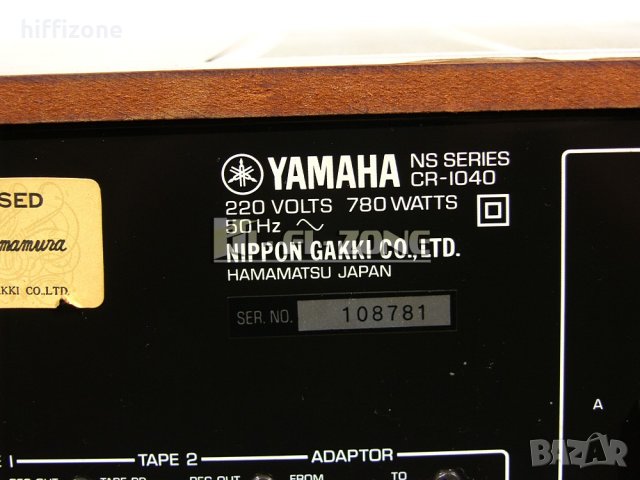 РЕСИВЪР Yamaha cr-1040, снимка 9 - Ресийвъри, усилватели, смесителни пултове - 38953116