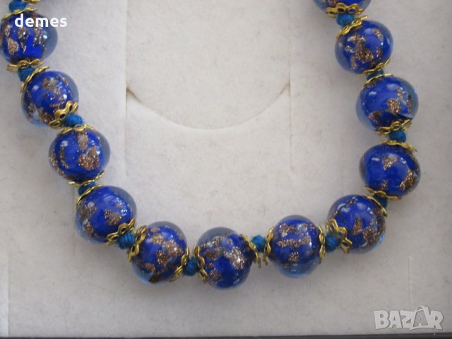 Ръчно изработена гривна от стъкло Мурано, Венеция, снимка 5 - Гривни - 35118514