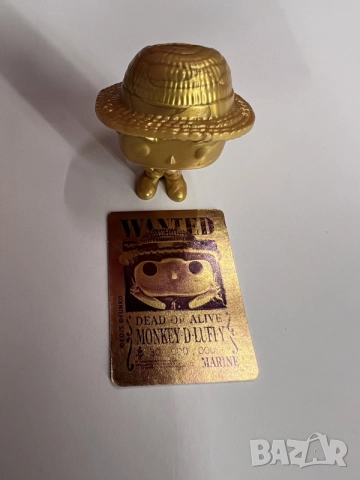Рядък Златен Луфи (Golden Luffy) – Kinder Joy x One Piece Funko Pop, снимка 4 - Колекции - 56063121