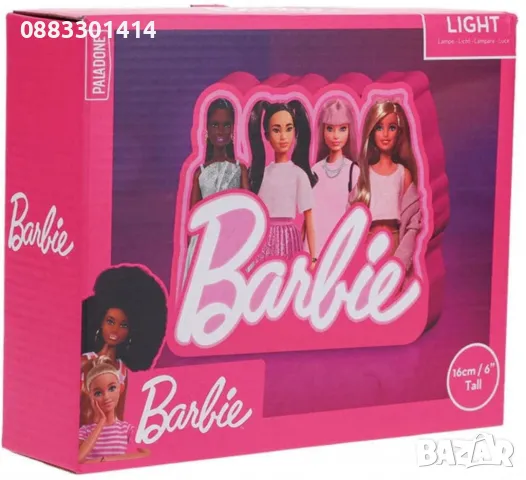 Светеща LED лампа Барби Barbie , снимка 4 - Лед осветление - 49783016