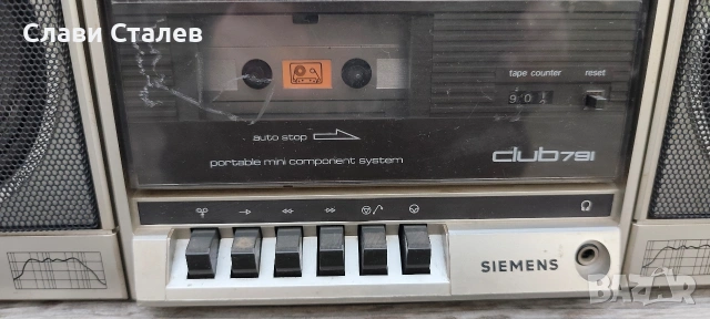 simens club 791, снимка 2 - Радиокасетофони, транзистори - 54337091