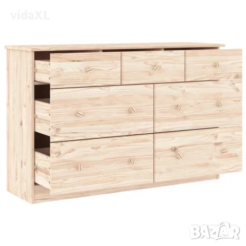 vidaXL Скрин ALTA, 112x35x73 см, бор масив, снимка 3 - Скринове - 56147290