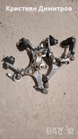 Shimano 600 Tricolor - ретро шосейни спирачки ( челюсти ) и шифтъри, снимка 4 - Части за велосипеди - 50482487