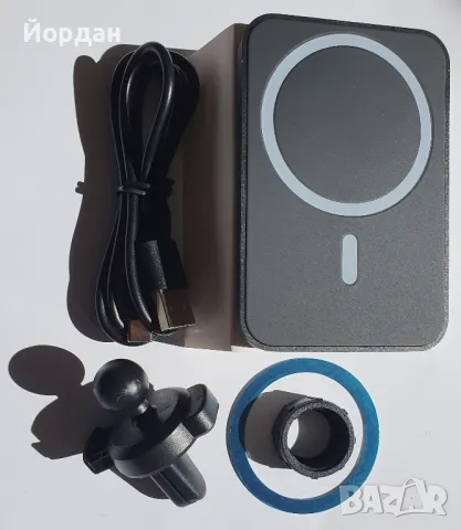 стойка с безжично зареждане 15W, снимка 1