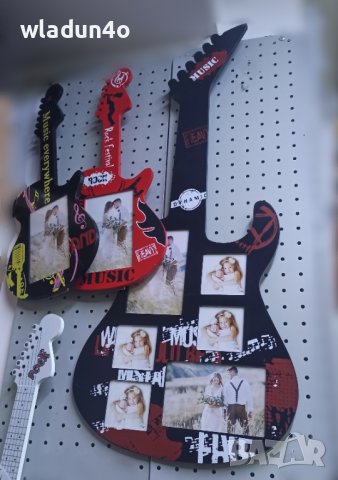 Дървена ФОТОрамка Китара -20-36лв, снимка 9 - Подаръци за рожден ден - 39533688