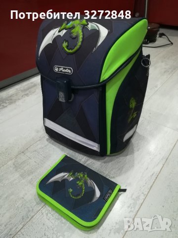 Ученическа раница Herlitz Midi plus Robo dragon