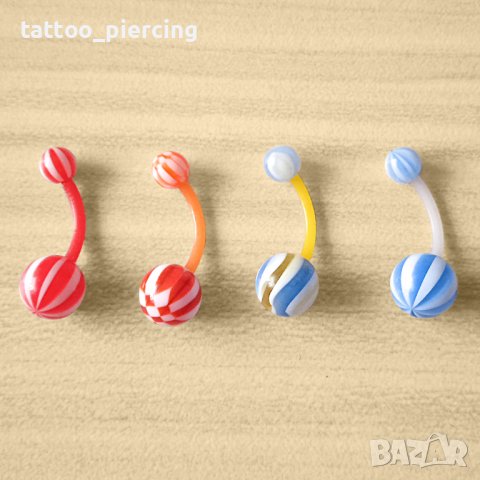 Акрилни обеци за пъп, снимка 1