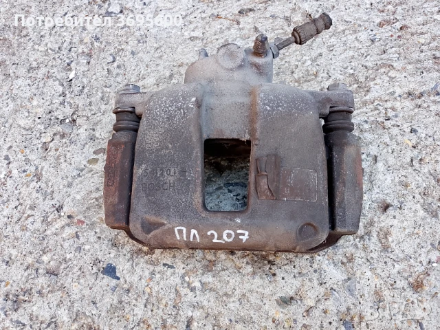 Peugeot Пежо 207 предни спирачни апарати преден ляв десен спирачен апарат, снимка 4 - Части - 51171553