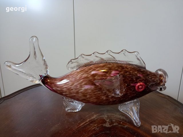 Риба от цветно стъкло Murano  11/2