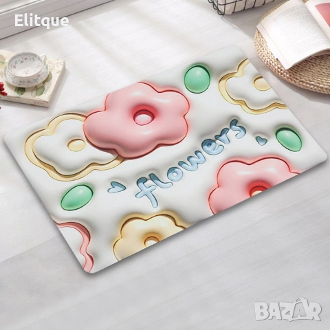 Бързо съхнеща триизмерна постелка за баня в различни разцветки 60х40см, снимка 9 - Други стоки за дома - 52901640