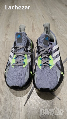 adidas X9000L4 Boost Cool Grey Volt 42.5 номер , снимка 7 - Маратонки - 52866169