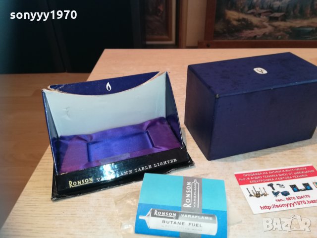 RONSON-MADE IN ENGLAND-внос belgium full antik, снимка 7 - Колекции - 31747411
