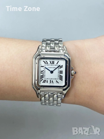 Cartier Panthere 30mm x 22mm Steel Swiss Quartz Movement Дамски, снимка 10 - Дамски - 54045448