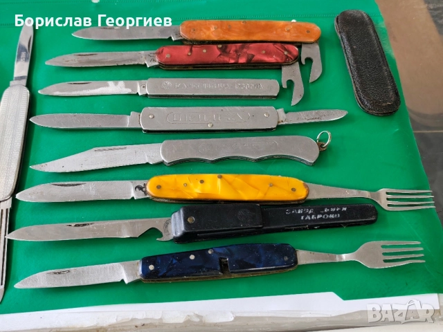 Лот джобен нож 11 броя, снимка 6 - Ножове - 52211871