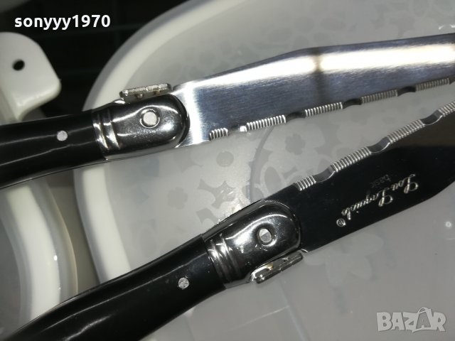 laguiole 2бр BLACK-knives france 1602210918, снимка 6 - Колекции - 31831175